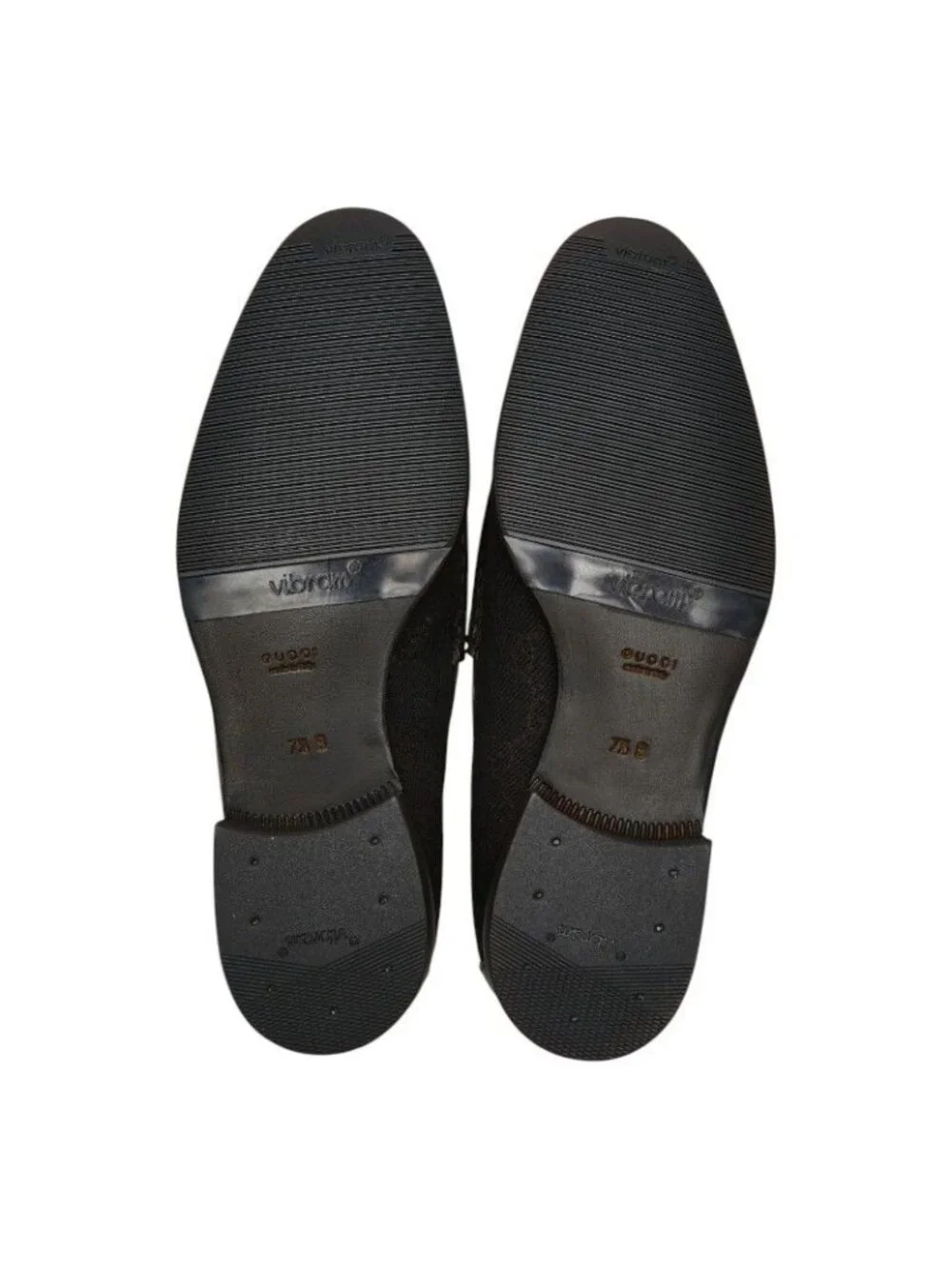Gucci GG Canvas Loafers Slip on Moccasins Brown